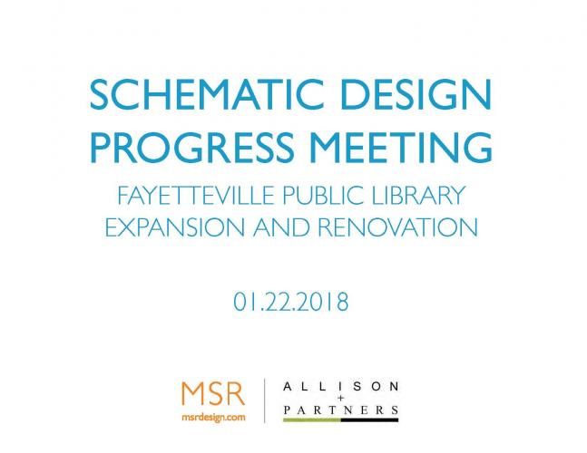 Schematic Design Progress Meeting