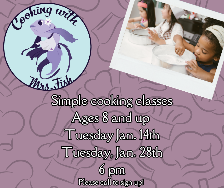 COOKING WITH MRS. FISH South Charleston Public Library