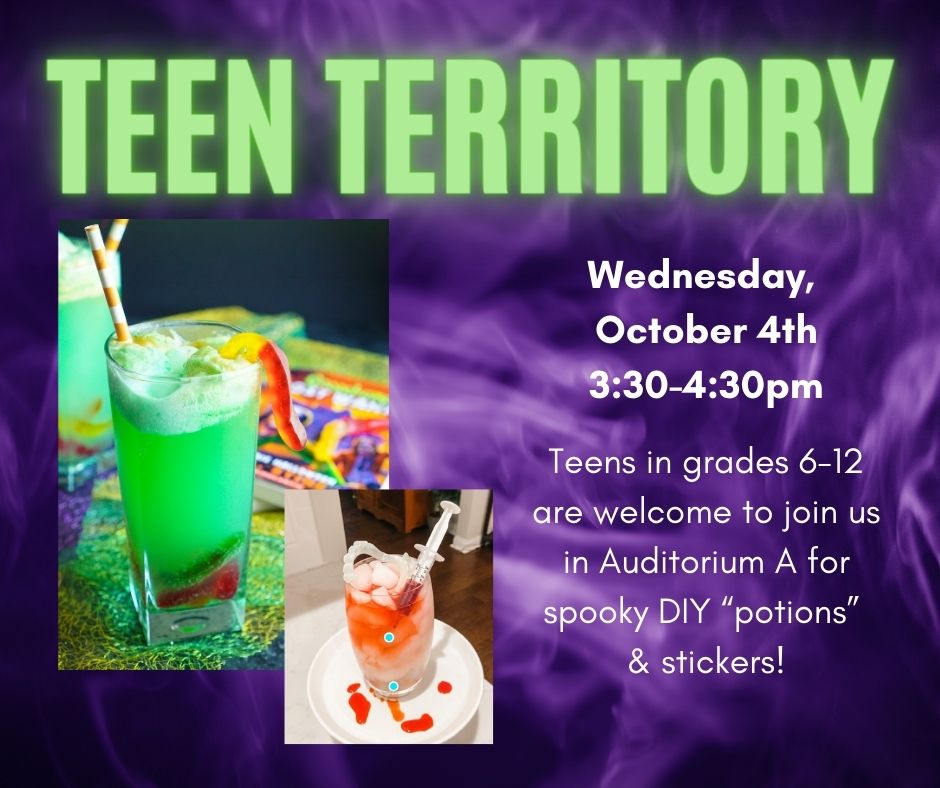 Teen Territory: DIY Spooky "Potions" & Stickers