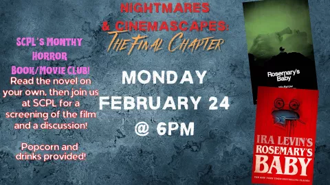 HORROR BOOK/MOVIE CLUB - "ROSEMARY'S BABY"