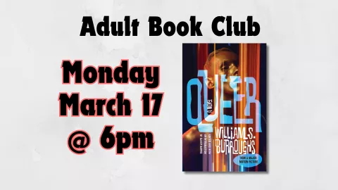 ADULT BOOK CLUB - "QUEER"