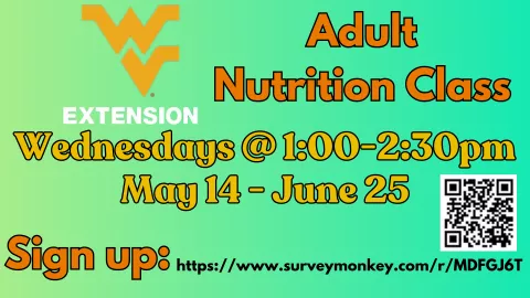 WVU EXTENSION ADULT NUTRITION CLASS