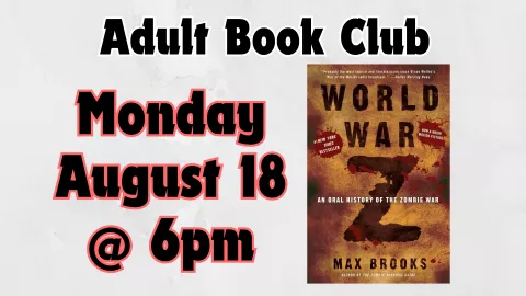 ADULT BOOK CLUB - "WORLD WAR Z"