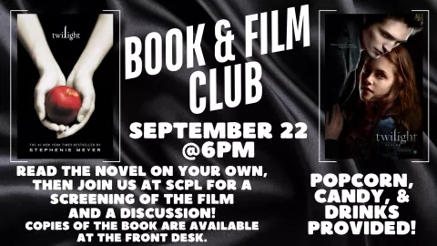 BOOK &amp; FILM CLUB - &quot;TWILIGHT&quot;