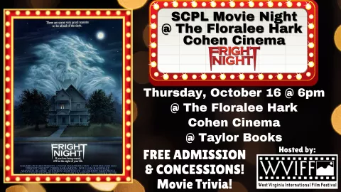 SCPL MOVIE NIGHT @ THE FLORALEE - &quot;FRIGHT NIGHT&quot;