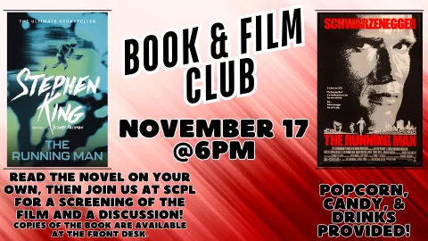BOOK &amp; FILM CLUB - &quot;THE RUNNING MAN&quot;