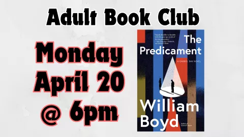 ADULT BOOK CLUB - "THE PREDICAMENT"