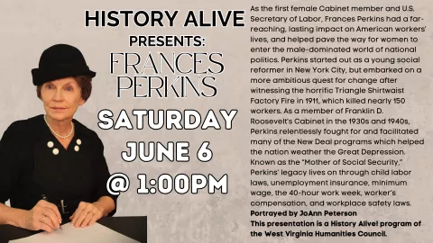 HISTORY ALIVE PRESENTS: FRANCES PERKINS