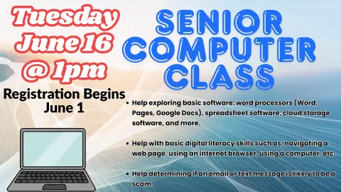 SENIOR COMPUTER CLASS