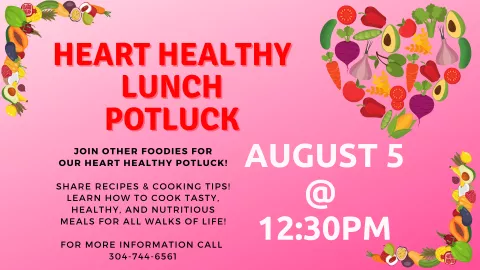 HEART HEALTHY LUNCH POTLUCK